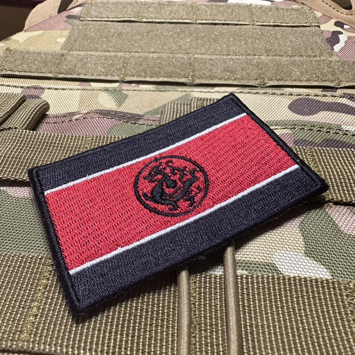 包邮刺绣国风大汉龙旗 汉朝龙旗帜历史文创用品 历史爱好者魔术贴