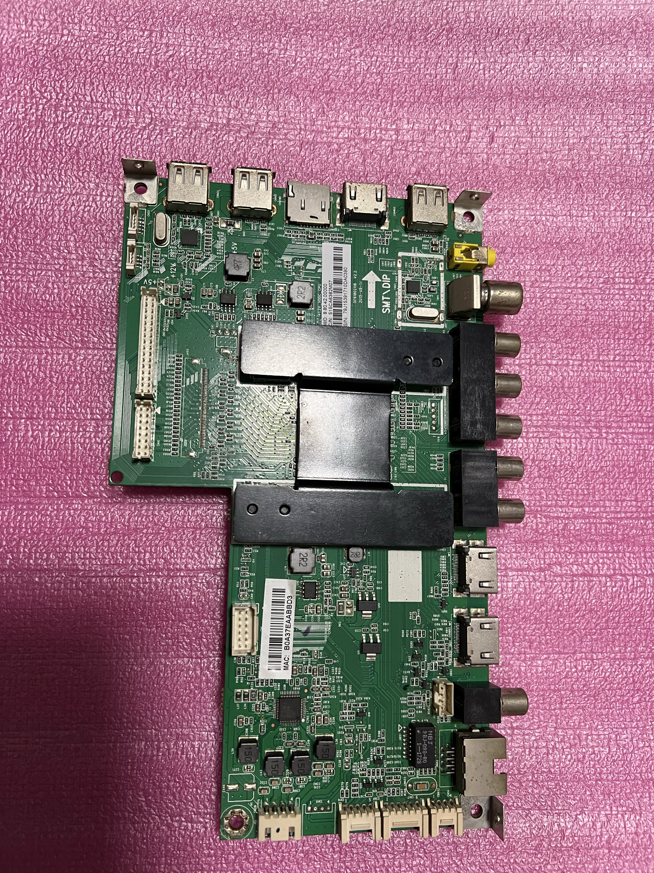 海尔LE48A30N主板0091802118 V2.2 0090724751配屏LSC480HN08-8