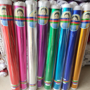 金布包柱子烫金布料幼儿园装饰布包树金色面料红绿银紫蓝布料装饰