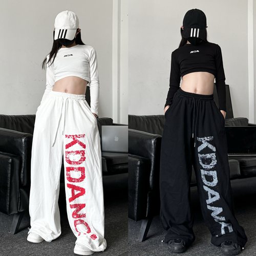 潮酷儿童街舞宽松束脚卫裤