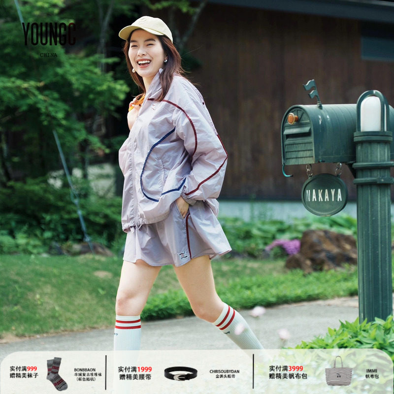 NATURAL HOTEL【轻薄连帽宽松外套 A摆裙裤】25早秋YOUNGC买手店