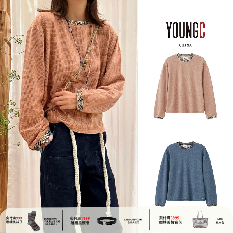 RAW STONE设计师品牌【格纹混纺卫衣】YOUNGC买手店