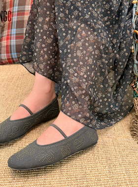 Orinous设计师品牌25ss【钉珠芭蕾奶奶鞋】 YOUNGC买手店