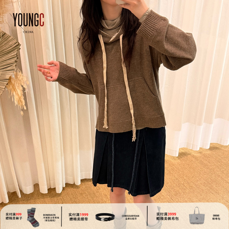 RAW STONE 设计师品牌【点子纱超细羊毛卫衣】YOUNGC买手店