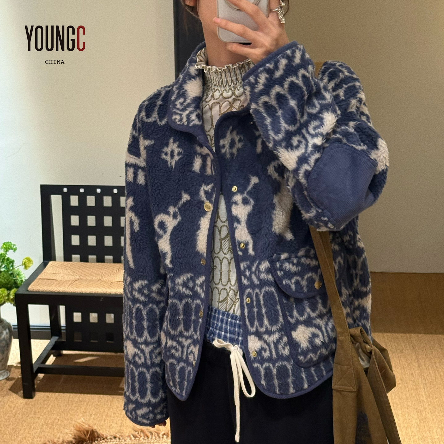 GARCON BY GARCON 【羊羔毛提花夹克】YOUNGC买手店