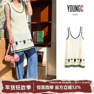SHORT SENTENCE 短句 25ss【装饰小人背心连衣裙】YOUNGC买手店