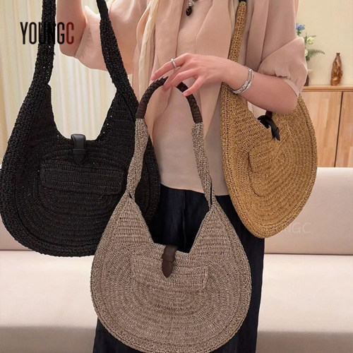 COTEMP度假风手工编织单肩包