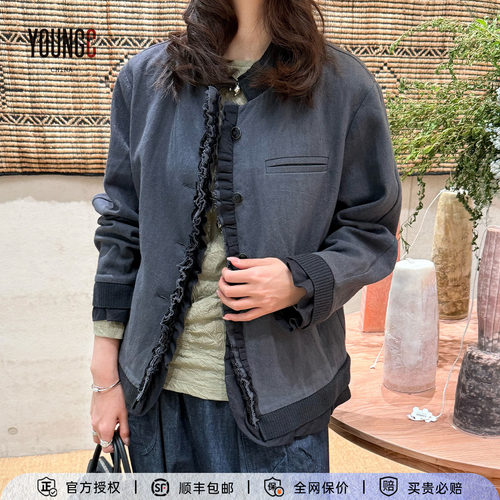 COTEMP复古假两件夹克外套女