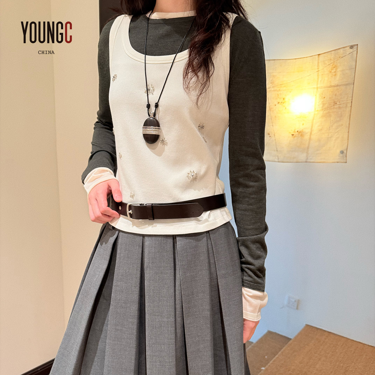 ANNENONO设计师品牌 【珠绣装饰背心】YOUNGC买手店