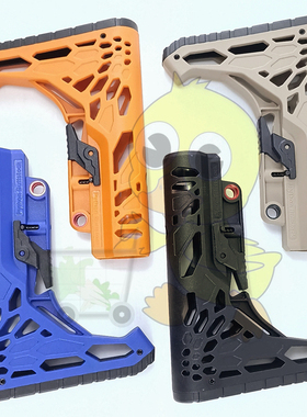 蟒纹尼龙后托MOD红点锦明8 9精击SLR激趣416锋加盛轻量化尾托