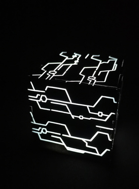 创意定做尼尔机械纪元9S2B发光黑匣子武器装备魔方cos模型道具