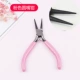 Бордовые розовые плоскогубцы