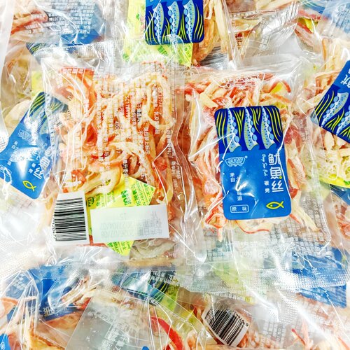 水手老爸炭烤鱿鱼丝原味250g独立小包装开袋即食海鲜鱿鱼丝小零食