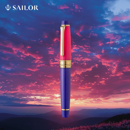 【礼物】SAILOR写乐春日黎明  海外限定 平顶14K/21K/KOP 金尖钢笔