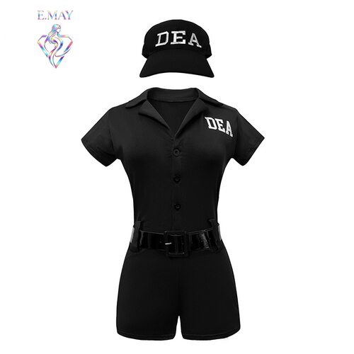 万圣节成人cosplay女警服装游戏派对角色扮演服舞台棒球表演服装