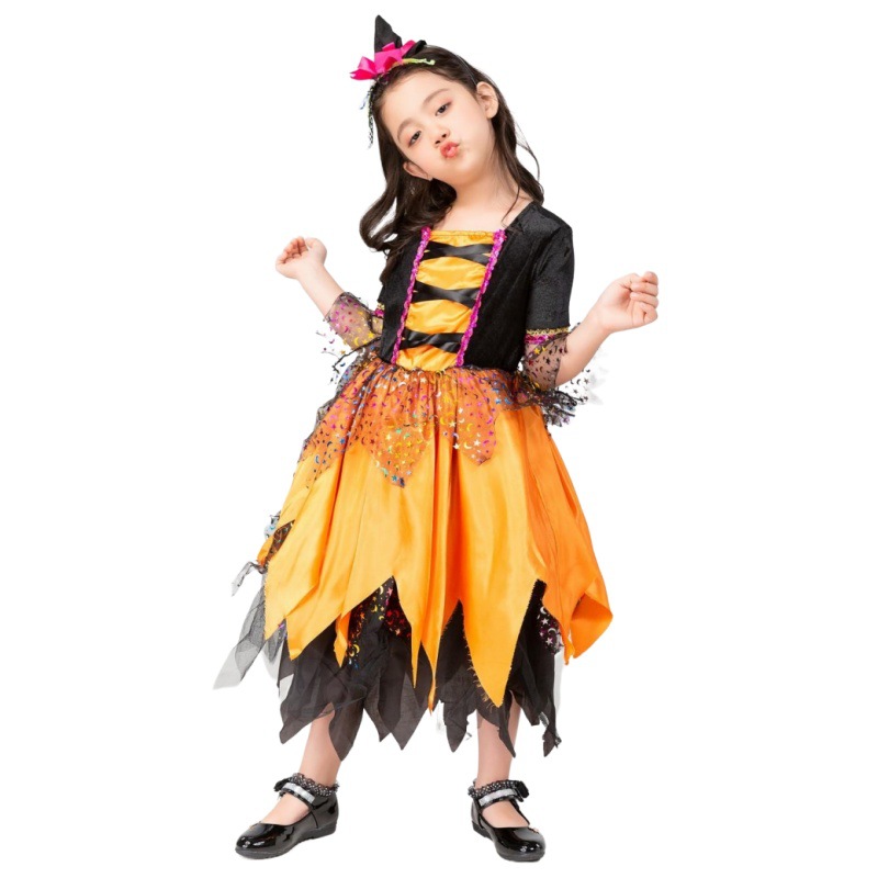 外贸欧美女士儿童万圣节cos衣服