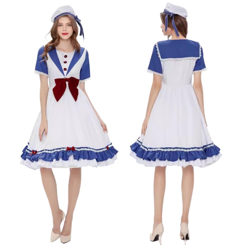 万圣节爱丽丝洛丽塔cosplay女仆