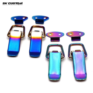 汽车前保险杠包围卡扣 后备箱通用固定拉钩 改装饰缝隙快拆带螺丝