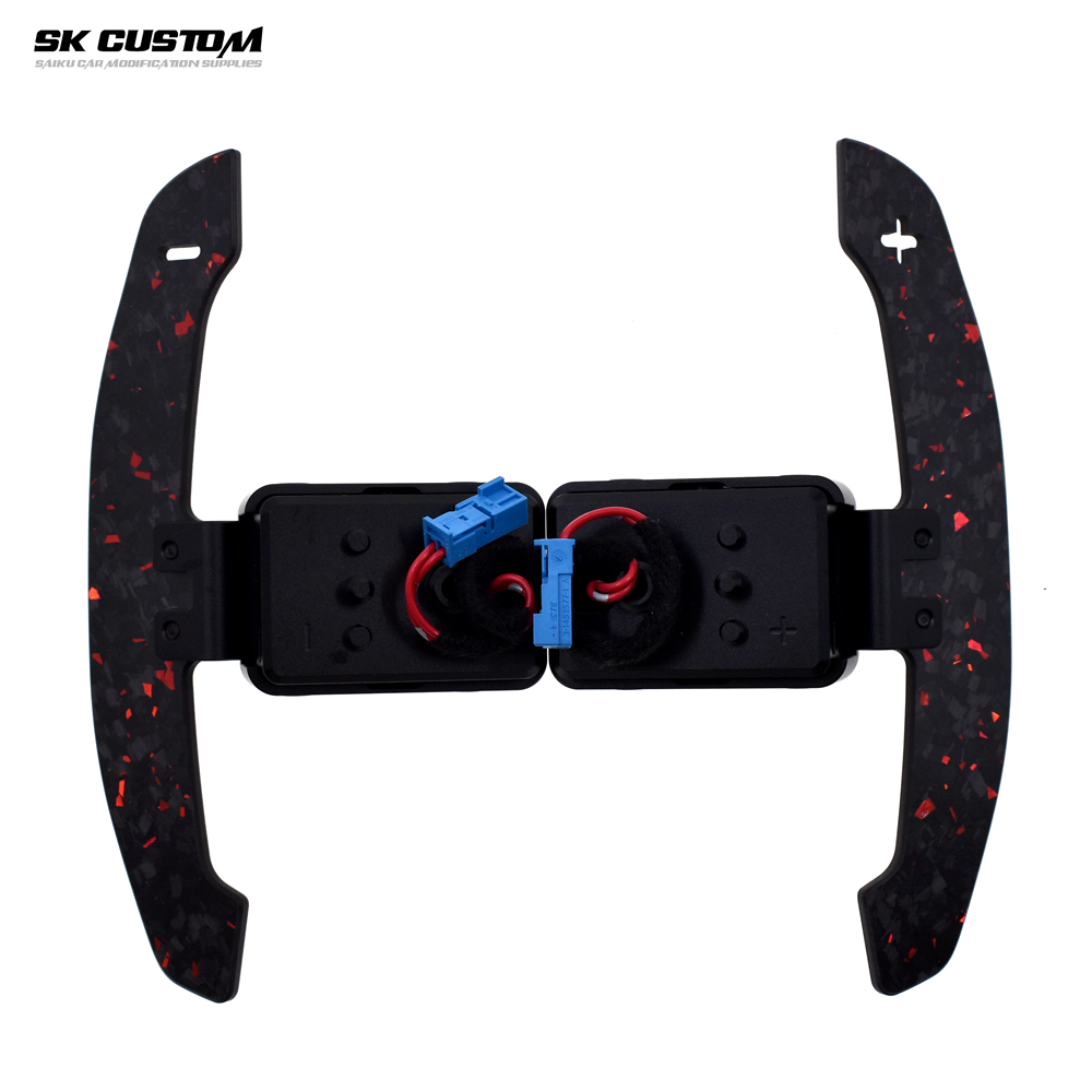 SKCUSTOM宝马锻造碳纤磁吸拨片