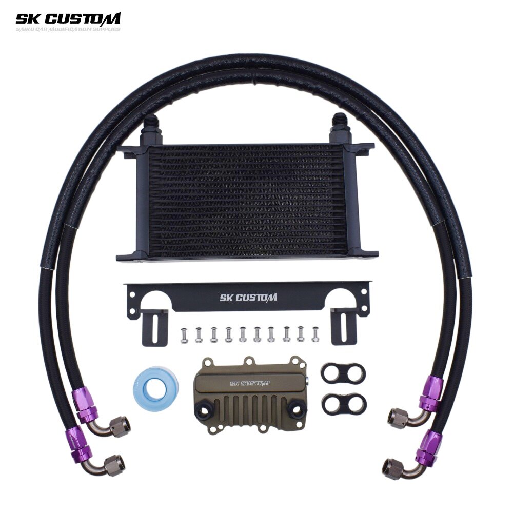 SK CUSTOM 适用于奔驰M133 发动机改装机油散热器引擎冷却器套件