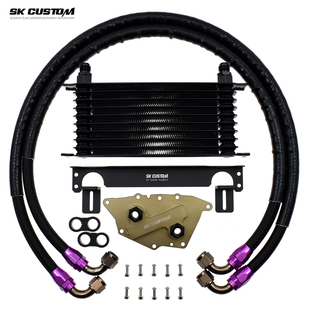 2.0T B38 B48机油冷却器套件mini风冷散热 CUSTOM适用迷你1.5