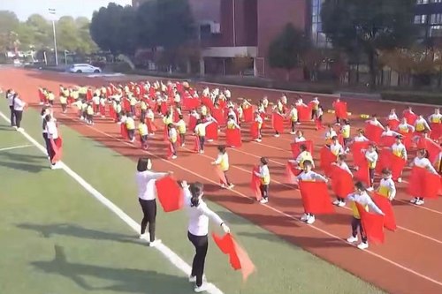 斗牛舞布早操红布块包边红布