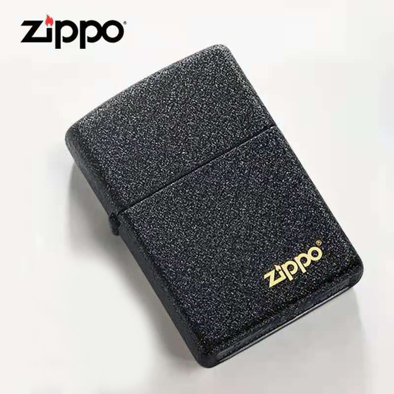 黑裂漆zippo磨砂爱情定制男士款 煤油打火机生日礼盒礼物品雕刻字