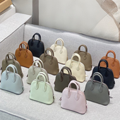 手工蜡线mini Bolide贝壳包进口evercolor牛皮保龄球包手提斜挎包