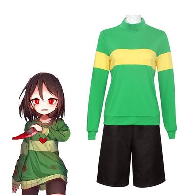 传说之下undertale cosplay服装frisk 弗里斯克cos服动漫二次元服