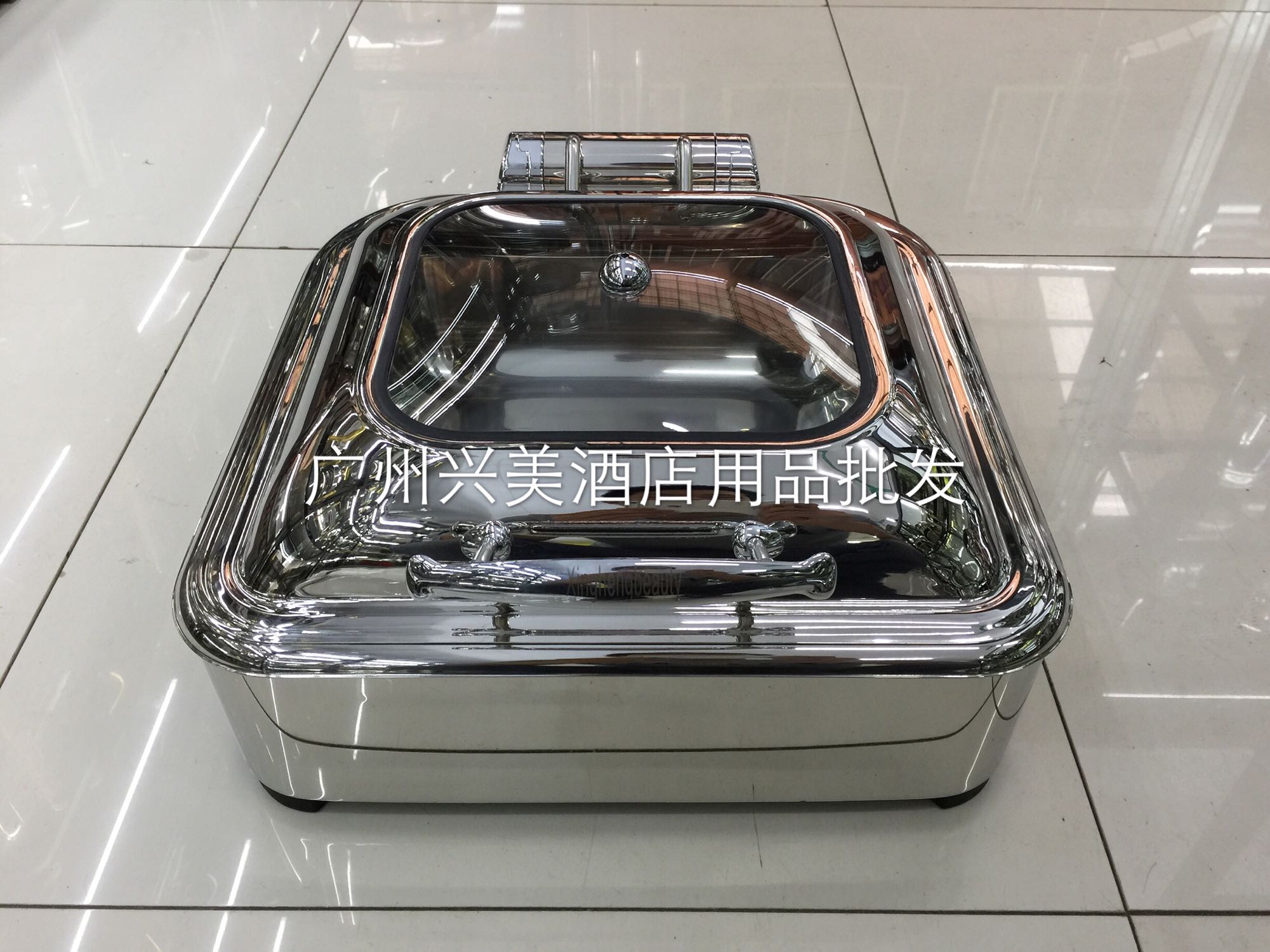 宇鼎304方型不锈钢自助餐炉 布菲炉 保温炉 电加热自助餐炉早餐炉