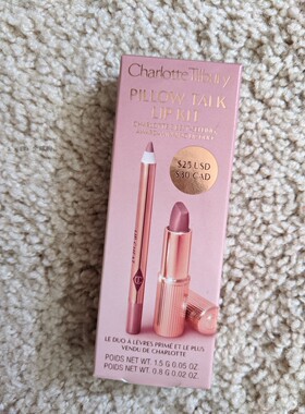 现货美国购入Charlotte Tilbury唇膏CT口红唇线笔套装Pillow Talk