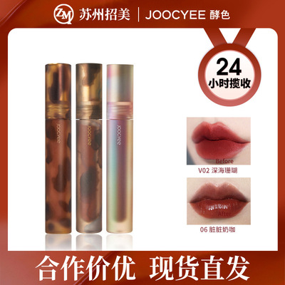 Joocyee酵色贝壳琥珀镜面唇釉哑光唇釉唇泥丝绒显白口红平价唇釉