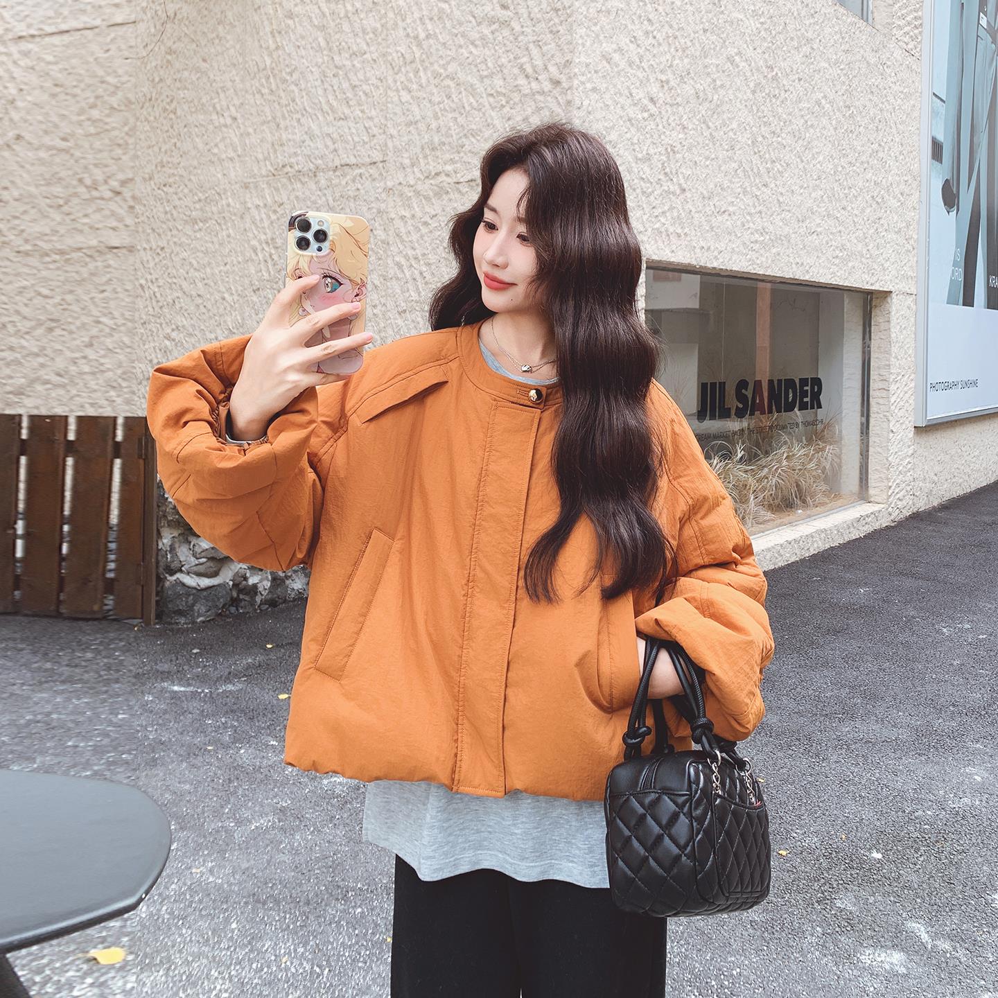 巨好看韩系短款羽绒服女冬季2025新款时尚休闲小个子90白鸭绒外套