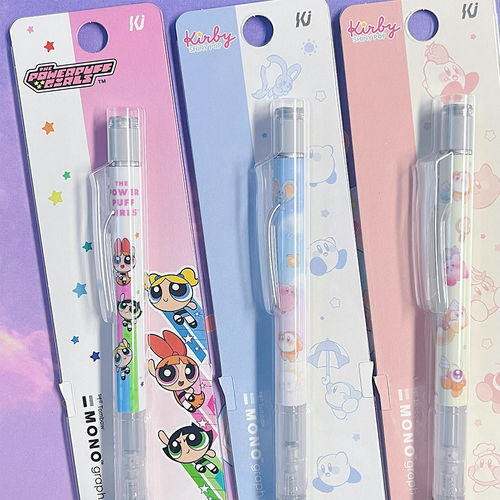 TOMBOW蜻蜓mono自动铅笔星之卡比飞天女警摇摇出铅绘图活动0.5mm