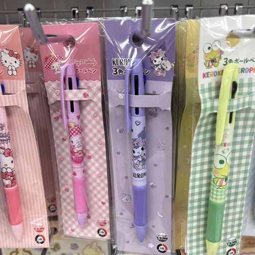 日本三丽鸥三色笔茉莉兔kt美乐蒂