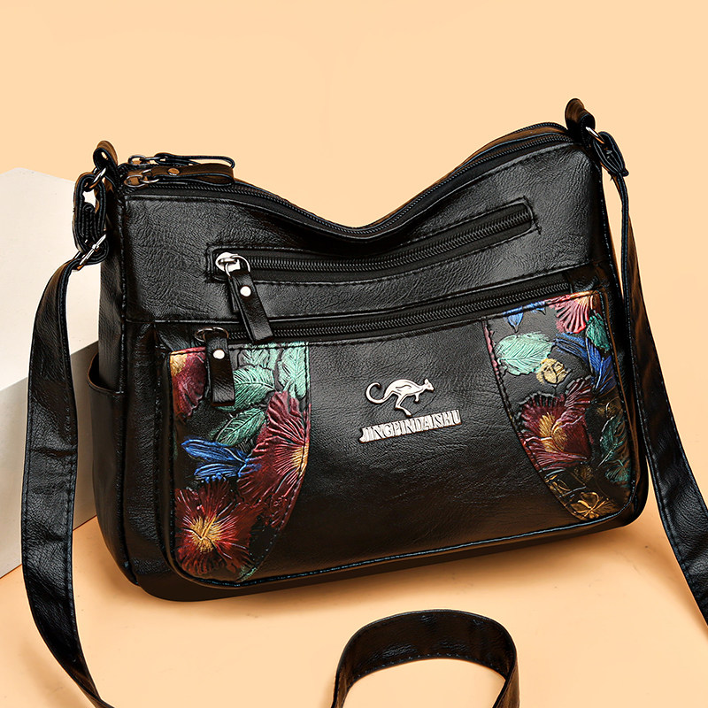 品牌真皮女包2025新款潮女士斜挎包时尚百搭单肩包软皮中年妈妈包,箱包皮具/热销女包/男包,通用款女包,淘宝优惠券,粉丝福利购,淘宝优惠卷