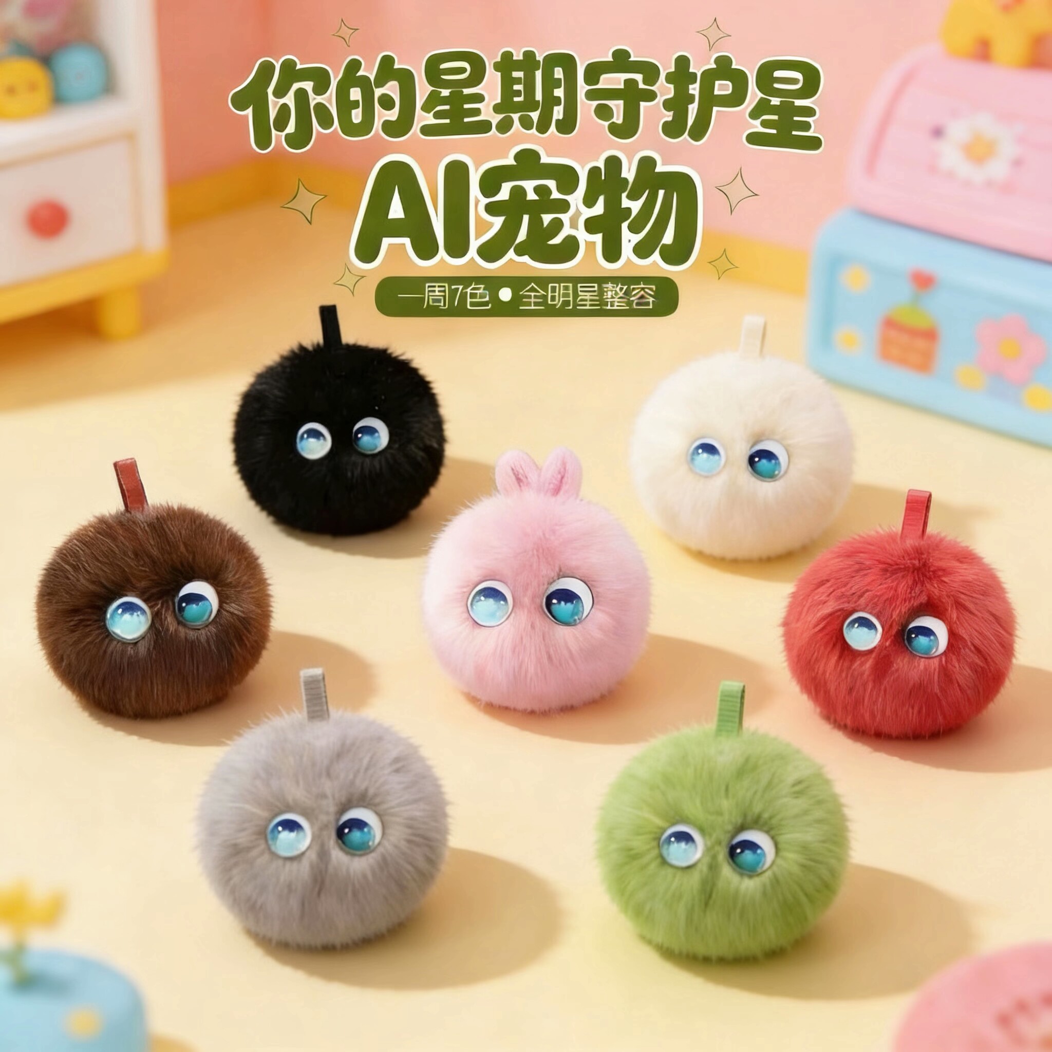 ai智能机器人儿童聊天对话陪伴学习豆包电子宠物毛绒玩具生日礼物