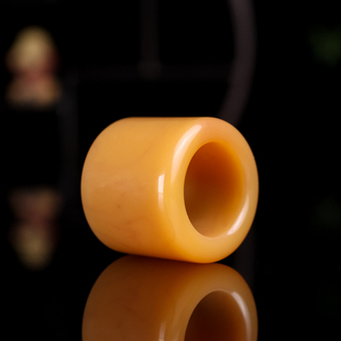 天然新疆和田玉糖料扳指戒指男款复古宫廷大拇指指环玉戒指扳指