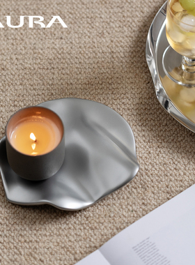 AURA波浪首饰托盘展示盘中古艺术小众北欧简约装饰摆件异形原创