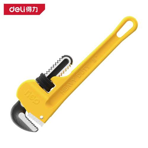 deli得力管钳管子钳水管扳手家用快速大开口卫浴扳手DL106008 14