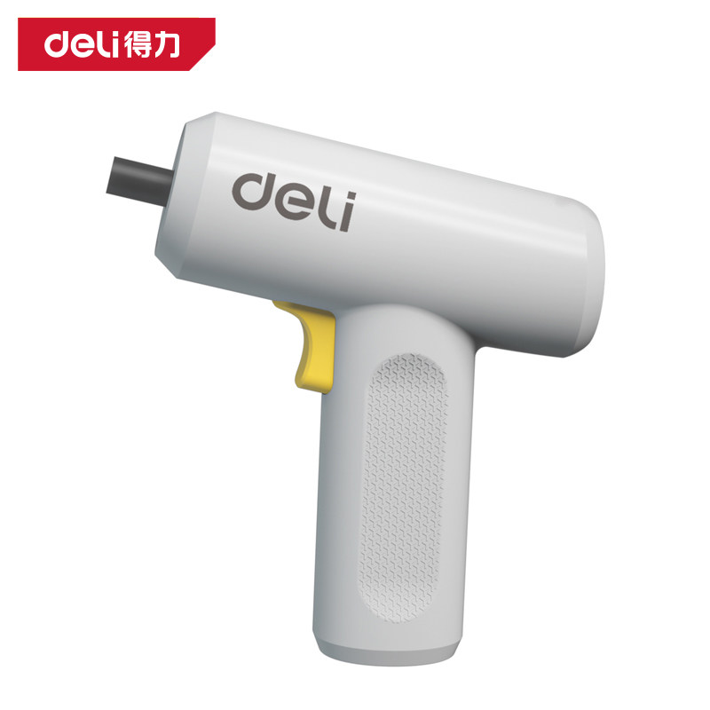 deli得力手持电动螺丝刀日常家用电动刀锂电池螺丝批DL-DP04-S2B1