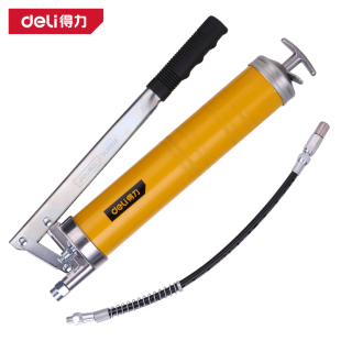 deli得力 双杠重型黄油枪手动单双塞省力型注油器DL2602