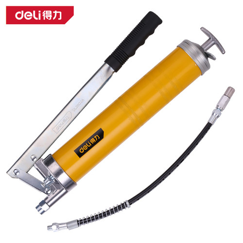 deli得力 双杠重型黄油枪手动单双塞省力型注油器DL2602 1 3 A B