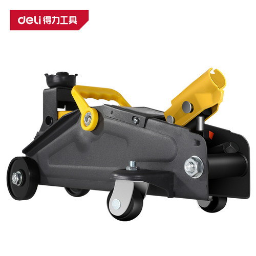 deli得力卧式液压千斤顶轿车越野车汽车车载油压换胎DQ-WD2T330