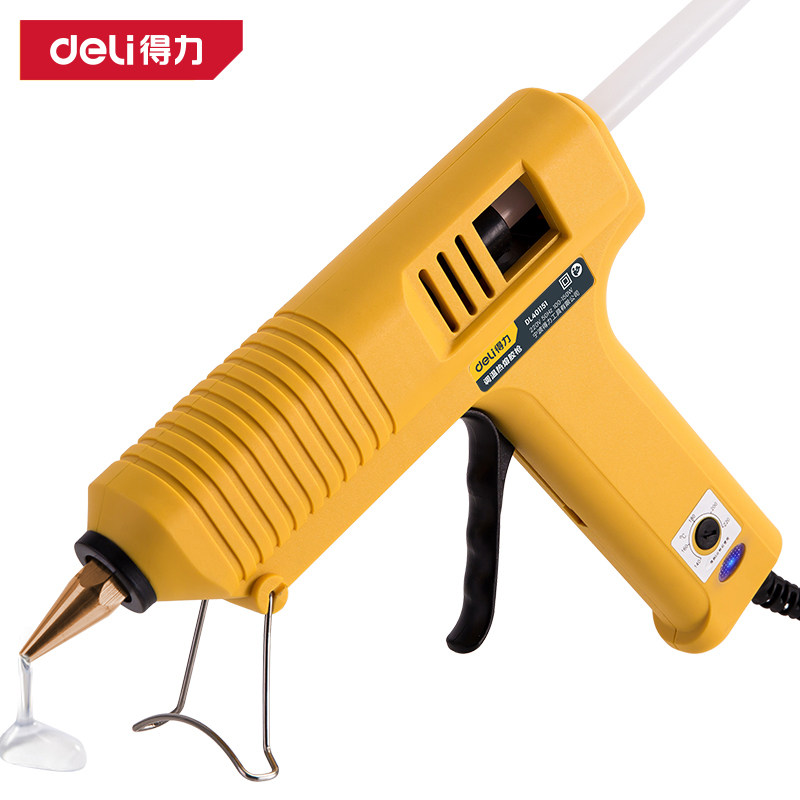 deli得力可调温热熔胶枪手工制作DIY热熔枪胶棒DL401151 100 150