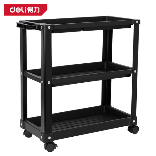 deli得力工具车小推车多功能架子层手推维修汽修DL433003