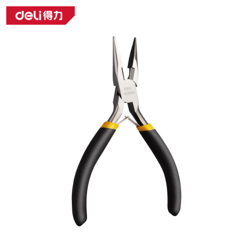 deli得力5寸迷你尖嘴钳diy手工模型饰品小型便携式钳子DL20026