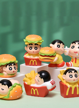 创意趣味麦门新仔盲盒公仔手办家居办公树脂装饰摆件厂家直销