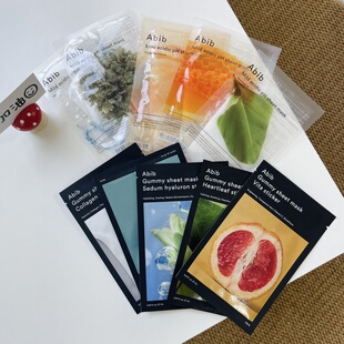 【闭眼入】韩国Abib弱酸性鱼腥草口香糖oliveyoung舒缓补水面膜