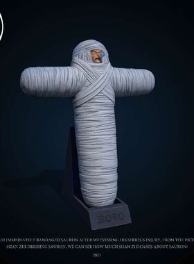 零头社海贼王强名刀沉睡养伤绷带索隆路飞玩具人偶手办模型公仔